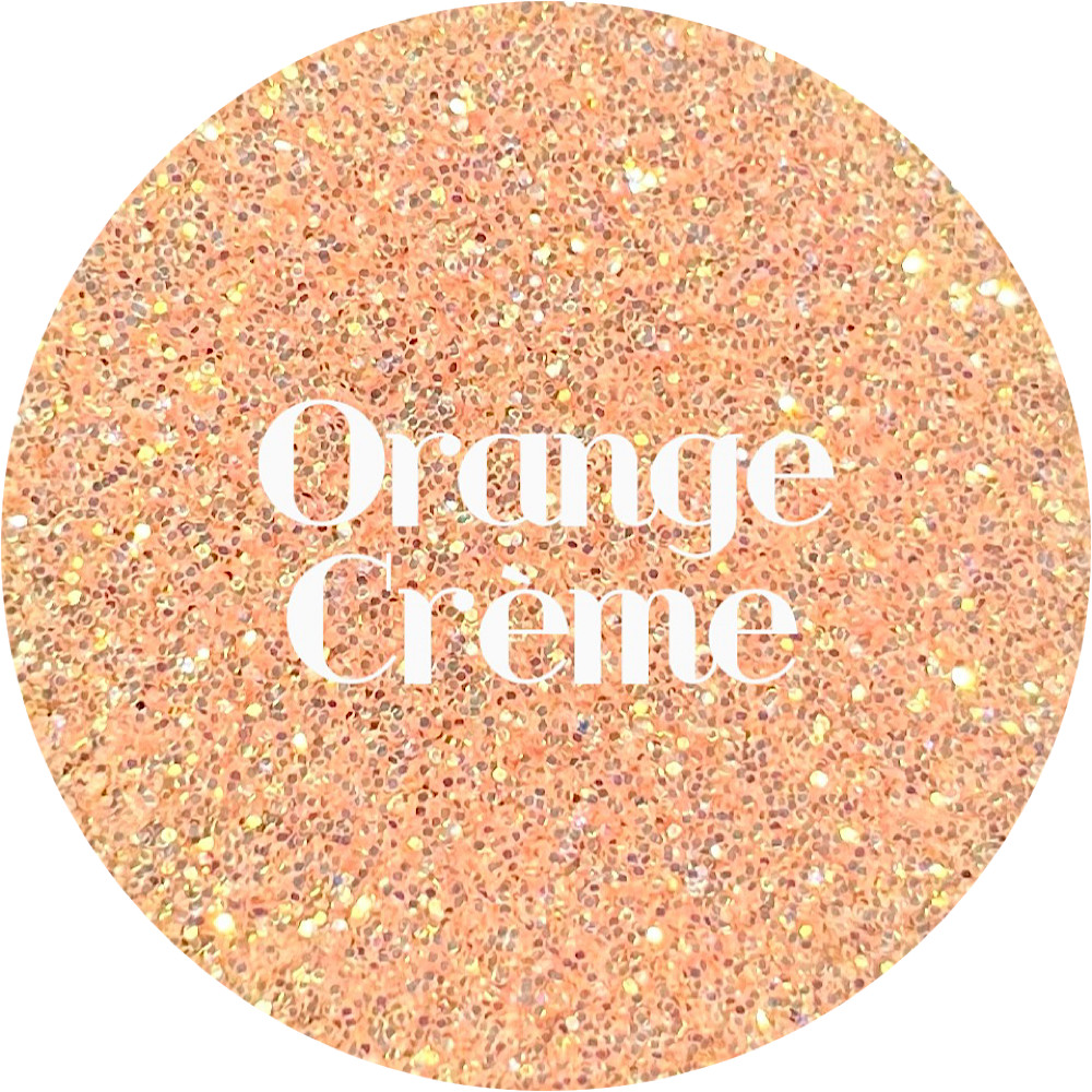 Premium Polyester Glitter - Orange Peach Iridescent