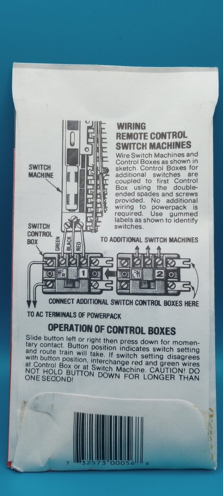 ATLAS Switch Control Box #56 NOS Track Works