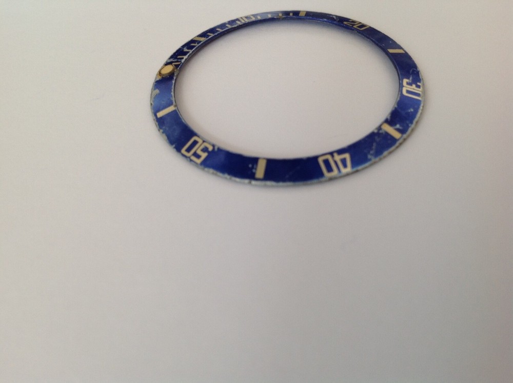 GENUINE ROLEX SUBMARINER BLUE BEZEL INSERT