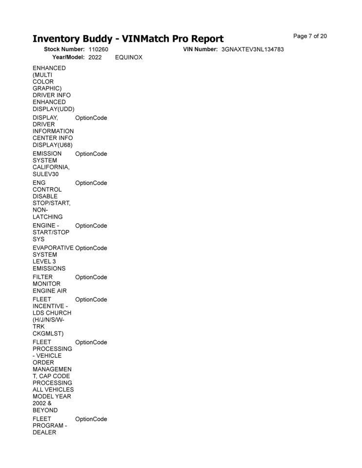 Dash Panel Without Forward Collision Warning Fits 18-22 EQUINOX 10304176