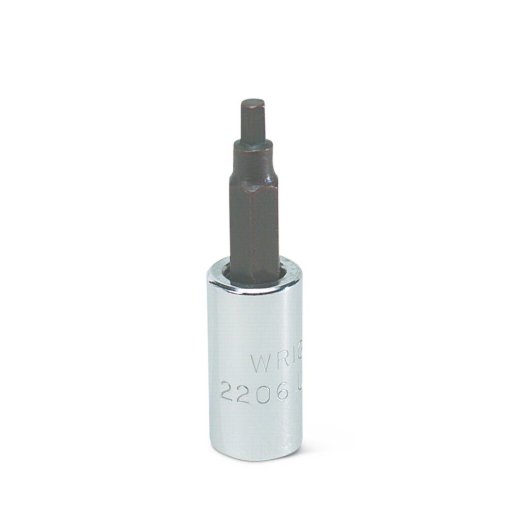 Wright Tool 2204 1/4" Drive Hex Bit Socket With Hex Bit SAE 3/32"