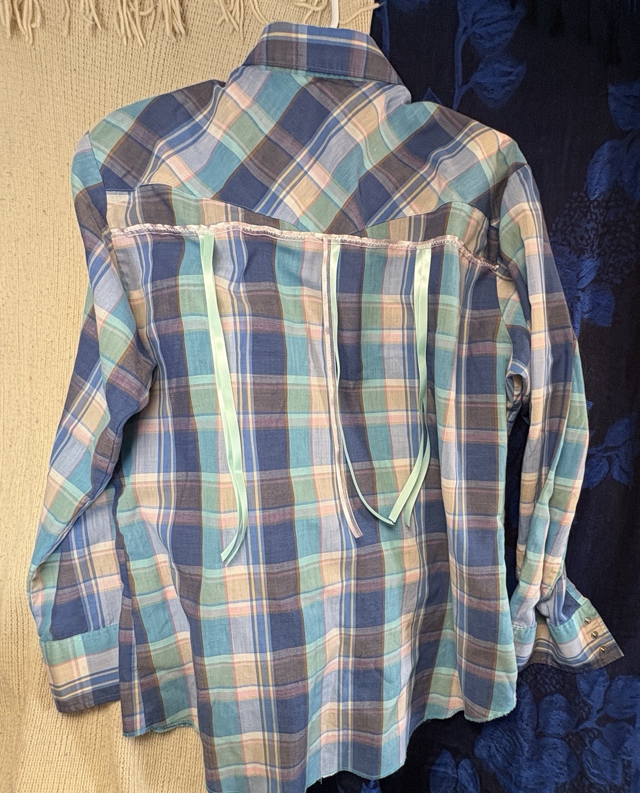 Ribbon Shirt Men’s Large Dance Pow Wow #230