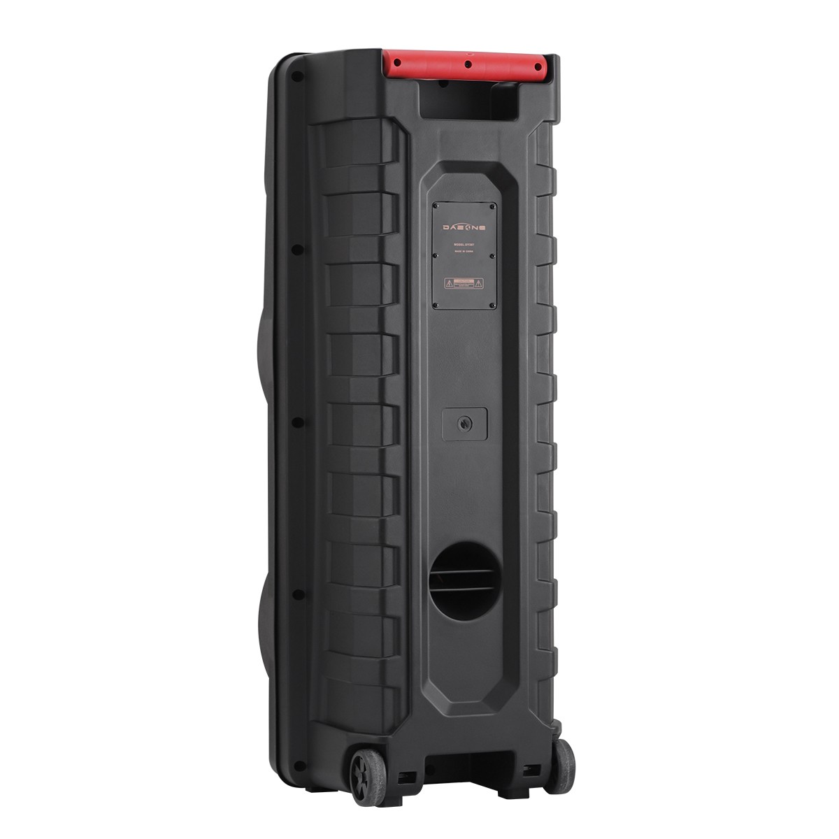 Dual 12" Portable Bluetooth Party Speaker Heavy Bass Sound with Mic FM Karaoke