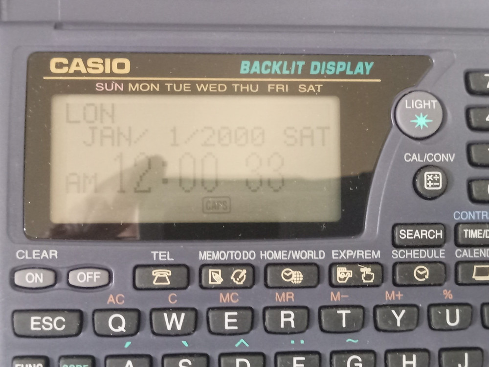 VTG Casio Digital Diary Planner SF-4985 ER 256 KB