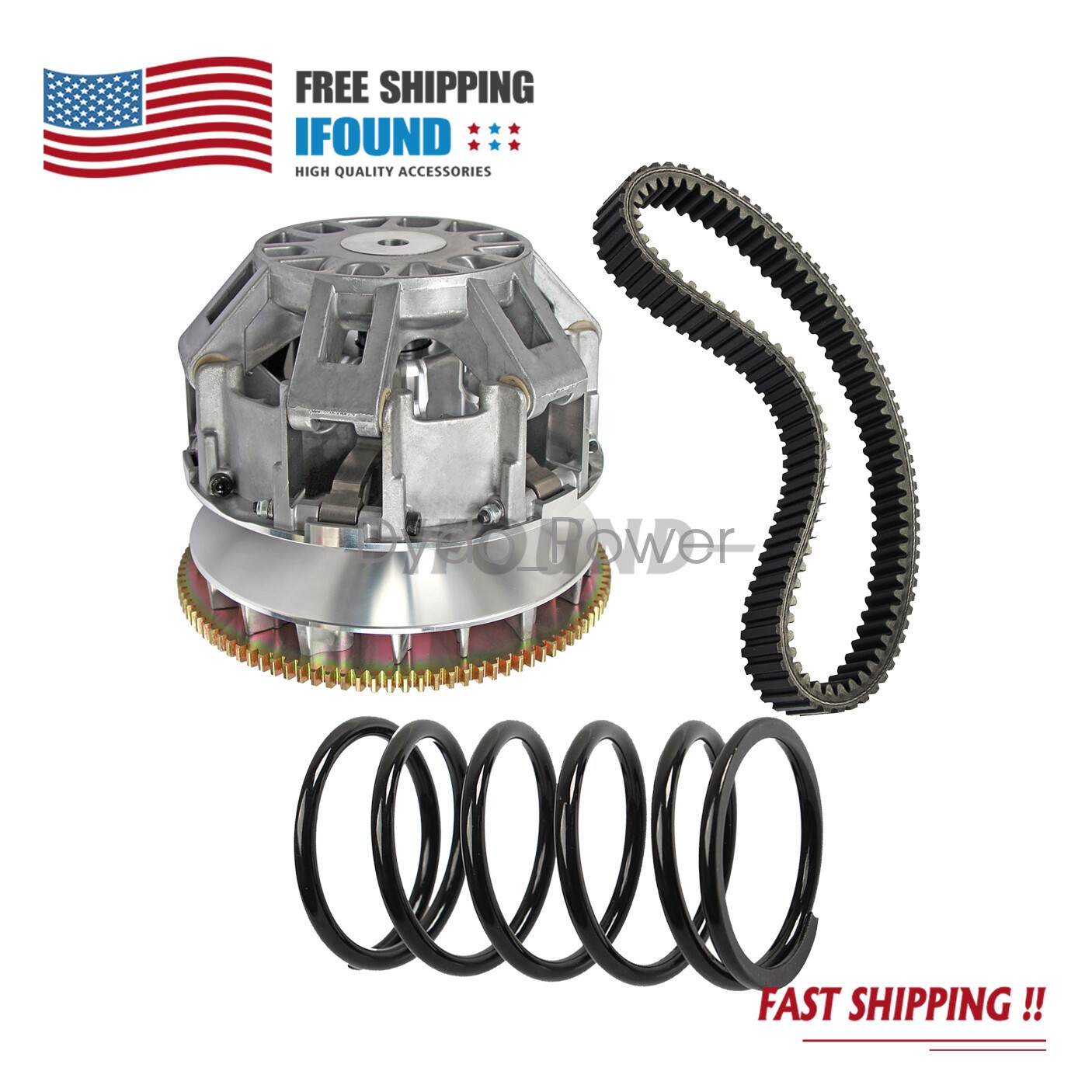 New Primary Drive Clutch w/Belt For Bombardier Can-Am Outlander 450 QUEST 500