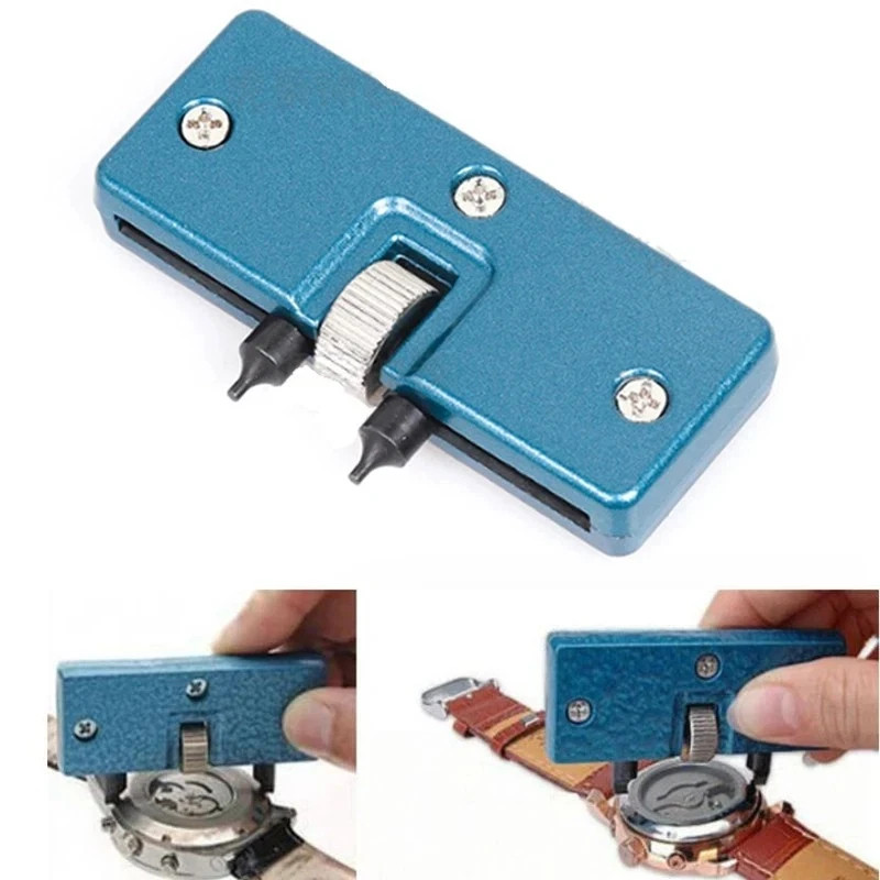 Watch Back Case Opener Wrench Tool Adjustable for Battery Replacement Repair Kit