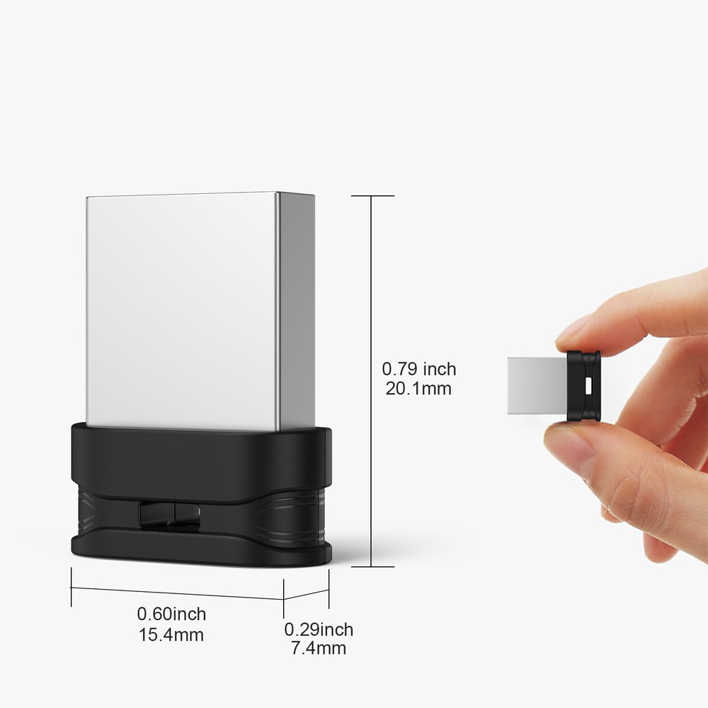 5 Pack 64 GB Mini USB 2.0 Flash Drive Pendrive Super Tiny Flash USB Memory Stick