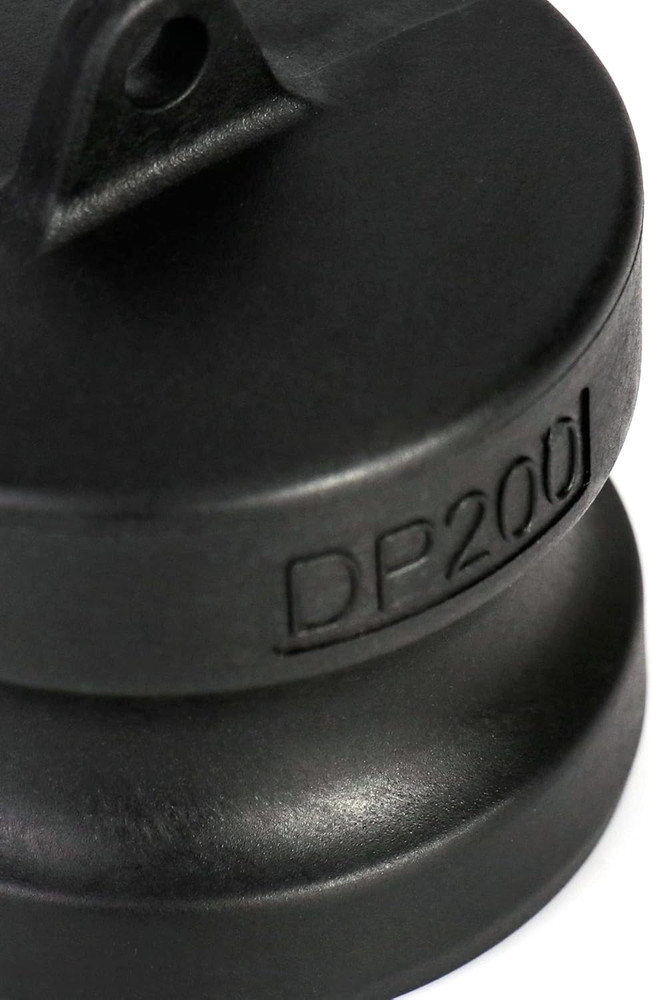 4 Pack 2 Inch Type DP Polypropylene Camlock Dust Plug Black 2 Inch Fitting Hoses