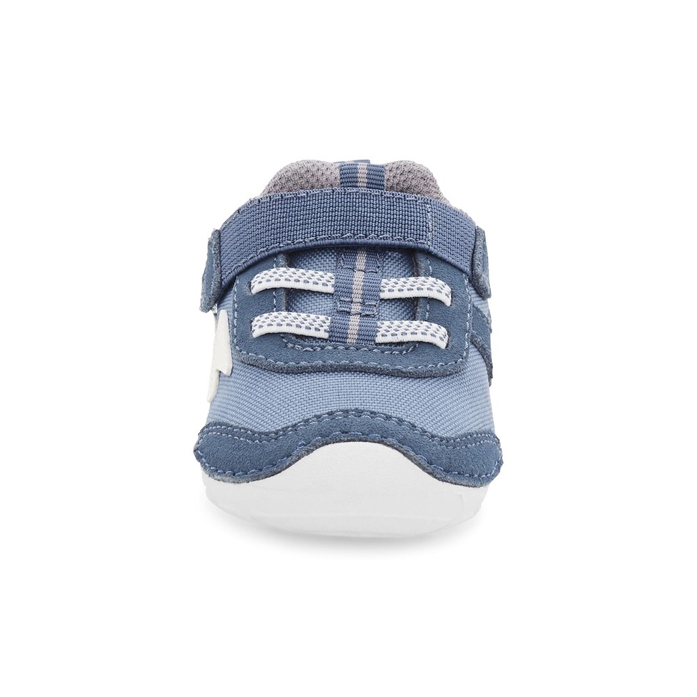 Boys SM Zips Runner Sneaker, Navy