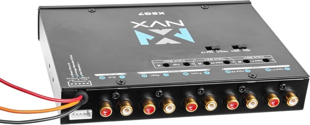 7-Band Graphic Equalizer with Front 3.5mm Aux Input, Dual RCA Inputs, Subwoof...