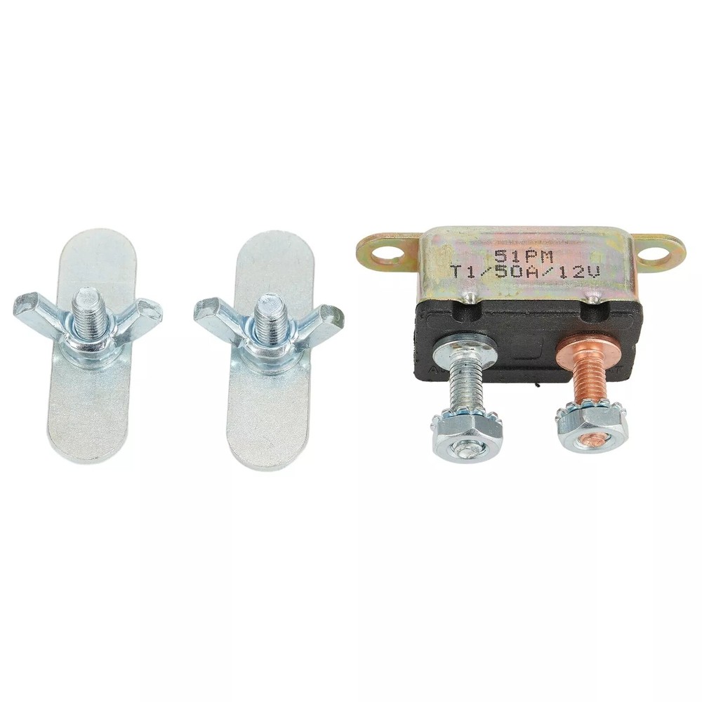 5xUniversal 30/40/50A Auto Automatic Fuse Reset Circuit Breaker Copper Stud Bolt