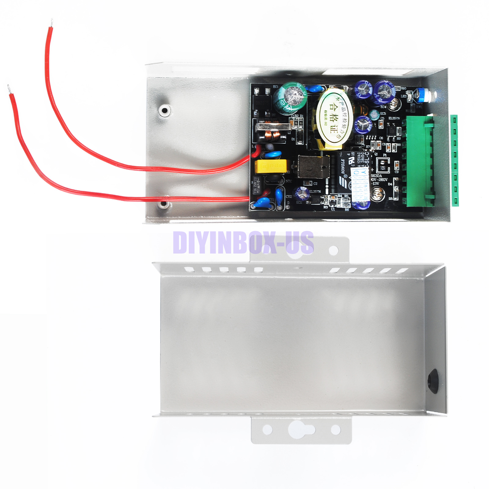 12V 5A Door Access Power Supply for Entry Exit Control System Electric Lock 60W