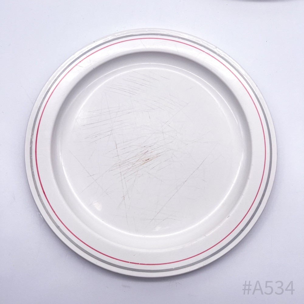 EMSA Plastic Camping Plates W. Germany | Camping Tableware 2 Pieces