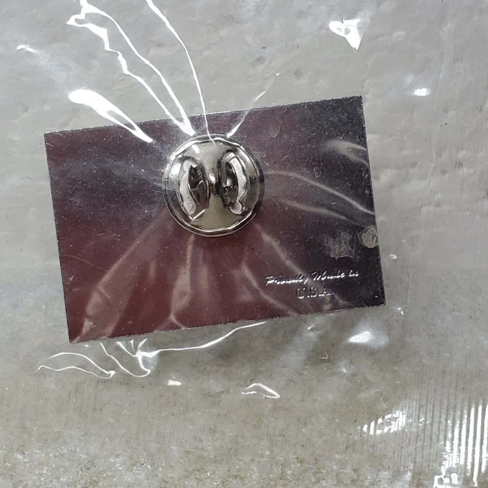 Clay's Resort Scavenger Hunt Pinback Button Rectangular USA Made