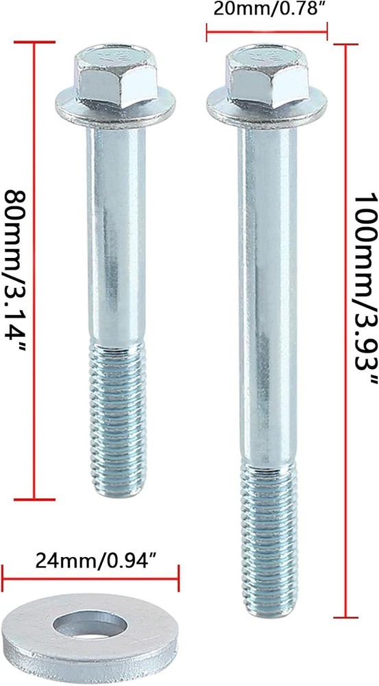 12pc M10-1.5 Flange Bolt Kit - Performance for LS Engine Builds