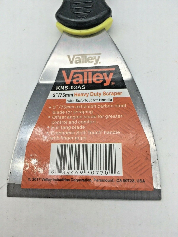 3” Offset Heavy Duty Scraper Soft-Touch Plastic Handle