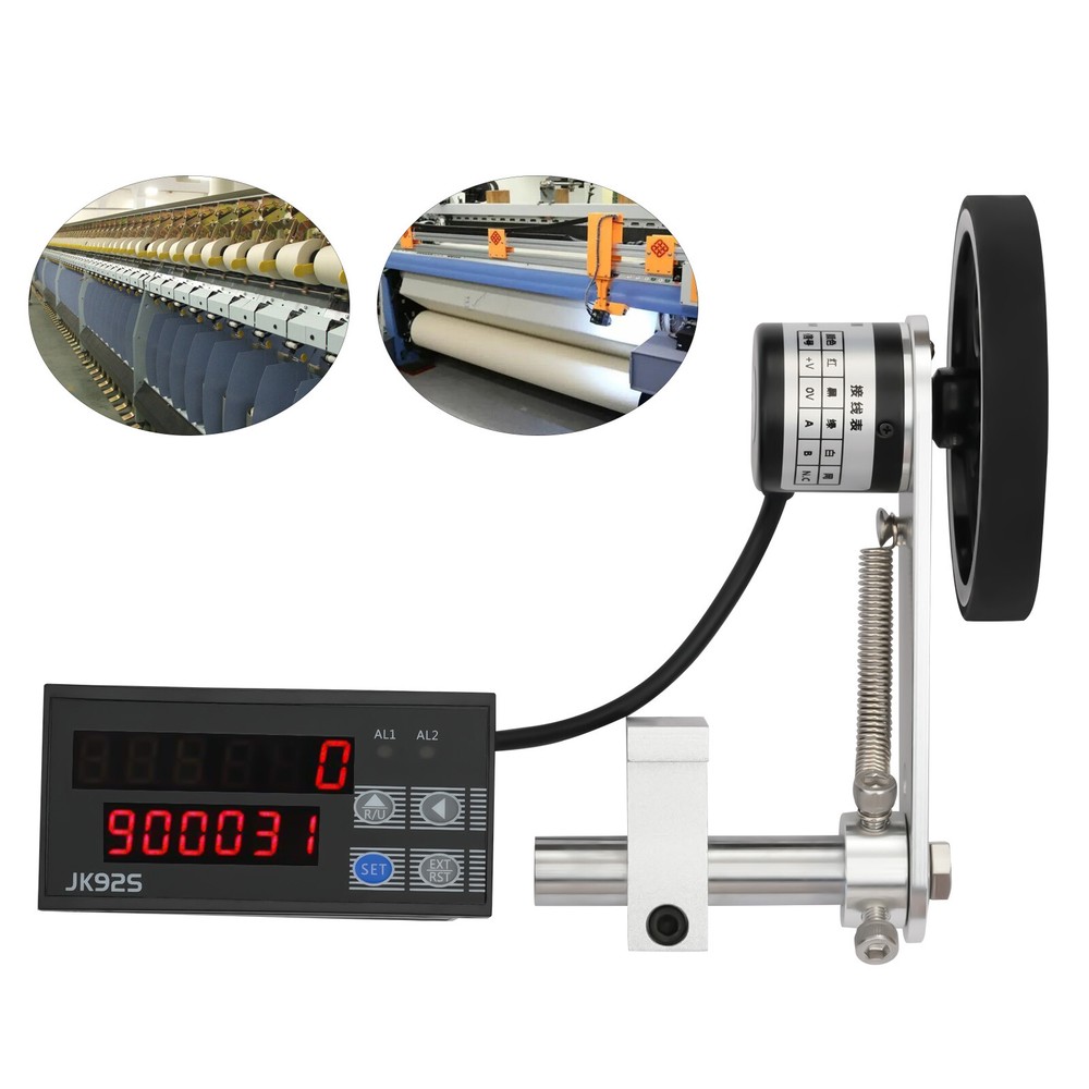 Electronic Digital Length Meter Rotary Encoder Rolling Wheel Distance Counter