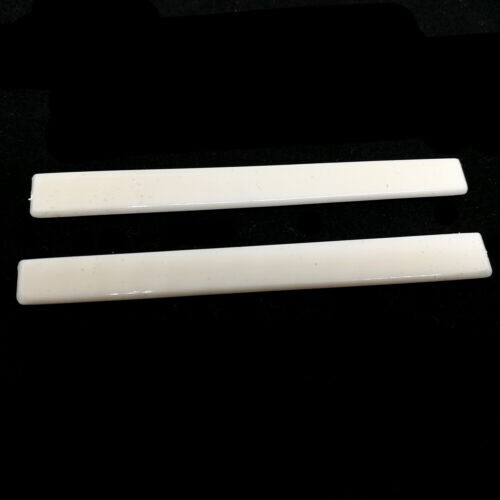 2pc (two) Classical Guitar Bridge Saddle / plastic