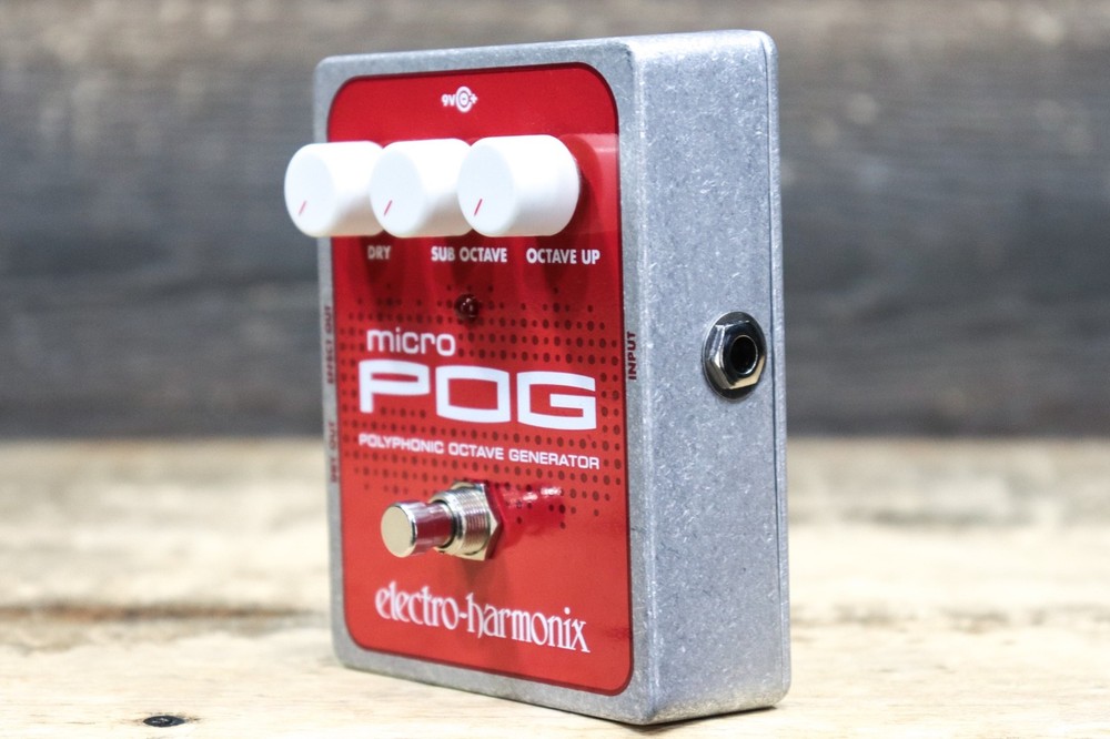Electro-Harmonix Micro POG Polyphonic Octave Generator Compact Effect Pedal