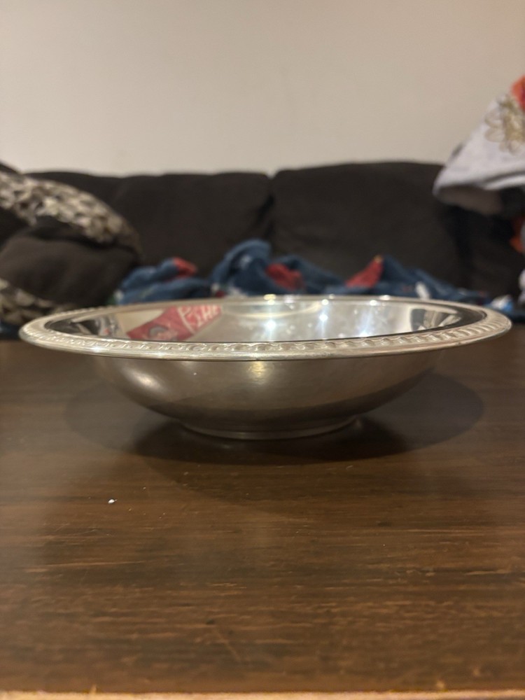 Silver Serving Bowl