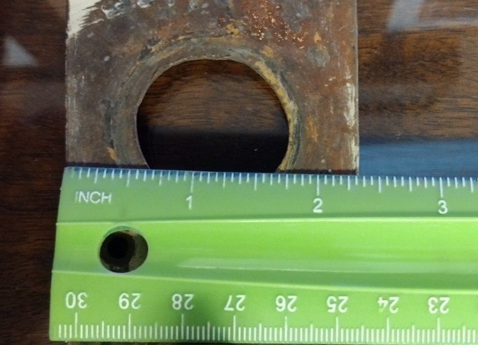 Antique Heavy Door Pull Handle Large Pub Shop