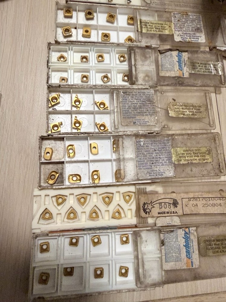 Assorted carbide cutting / Milling inserts For Cnc Metalworking