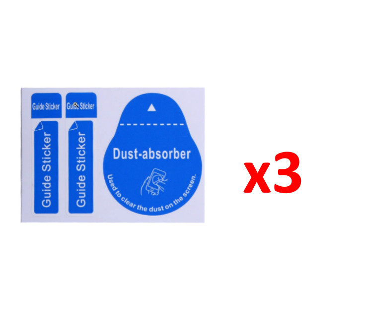 3x iPhone 16 Plus Screen Protector w/ cloth and installation stickers