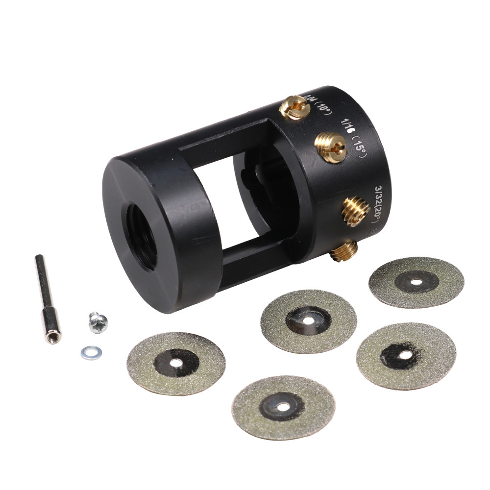 Tungsten Grinder Sharpener Multi-Angle Offsets Head Tool Fits TIG Welding New