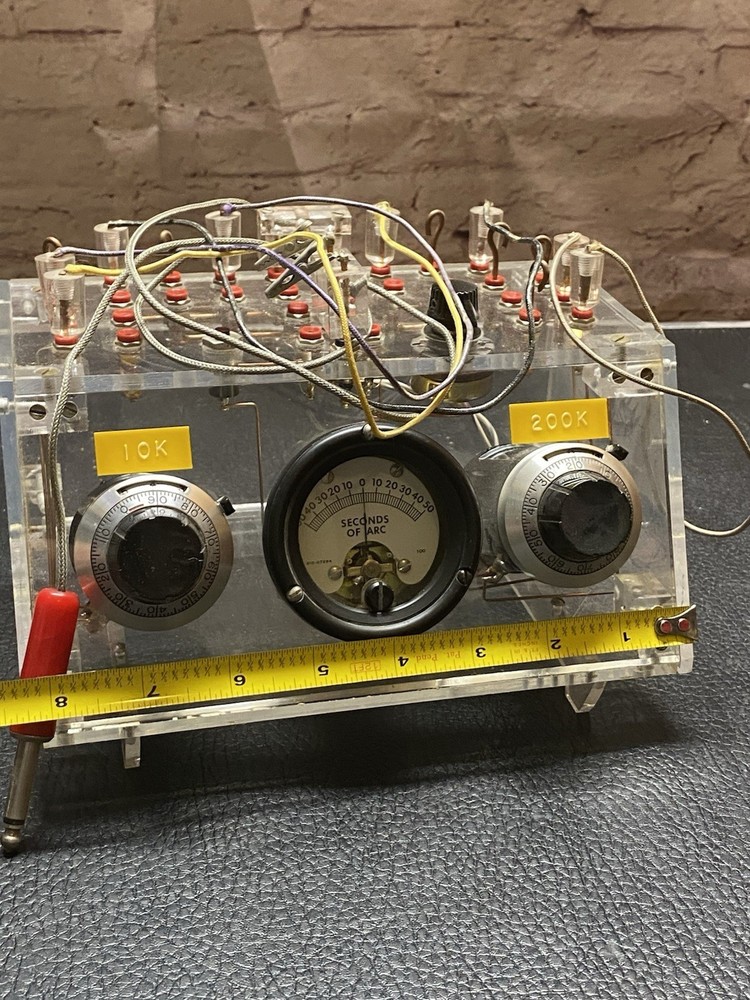 Educational Arc Testing Unit 10k & 200k “Seconds Of Arc” Clear Casing