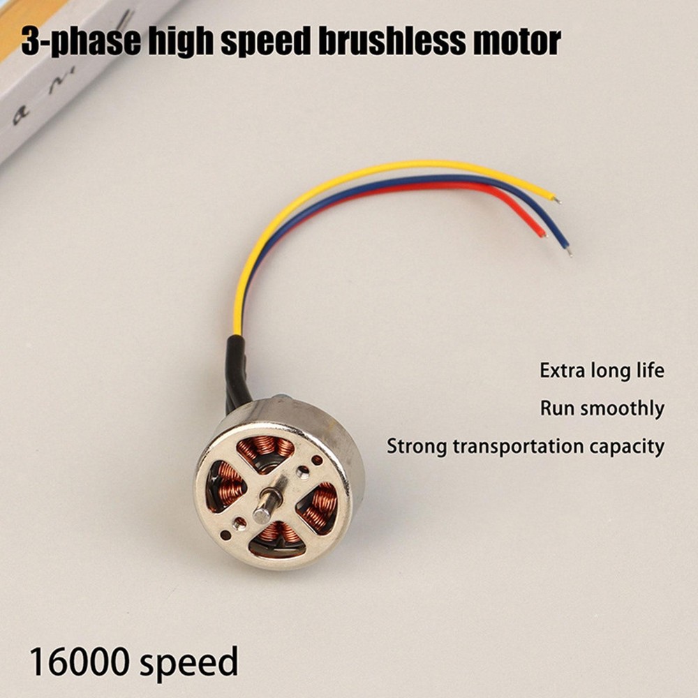 1503 Brushless Micro Motor 3.7V Accessories Stable Performance Replacement