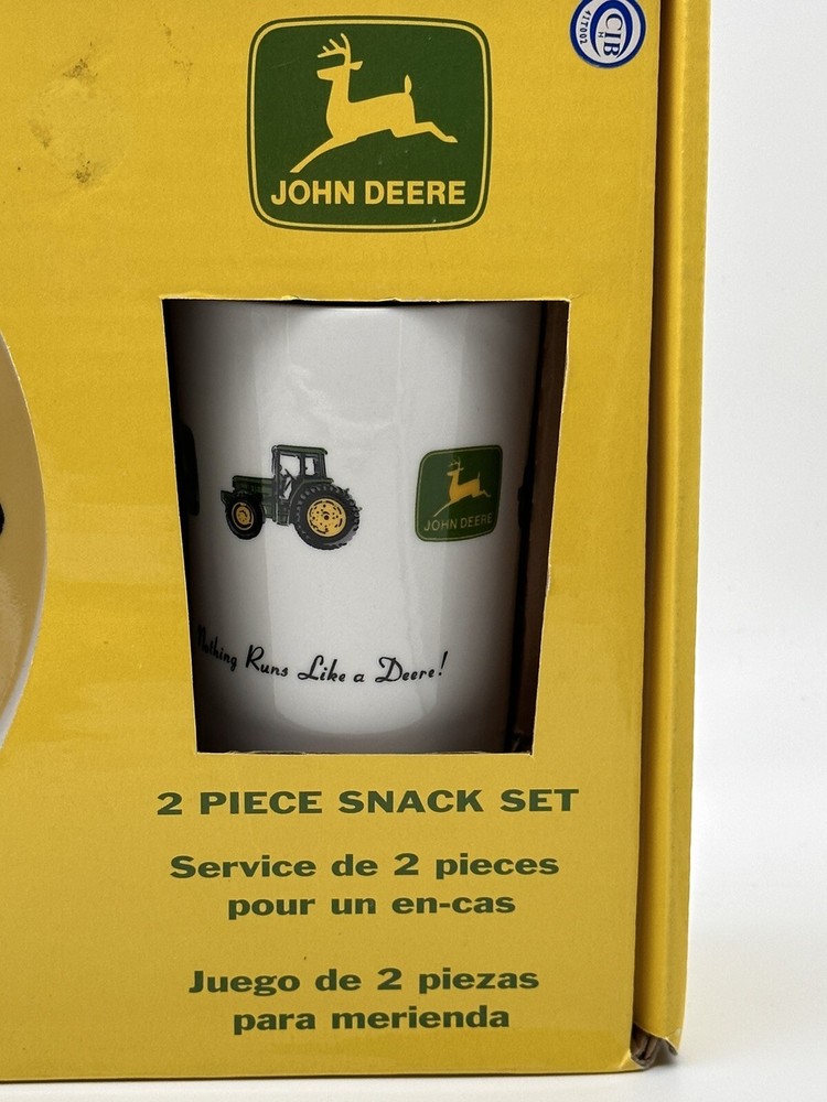 John Deere Gibson Two Piece Snack Set - New Open Package