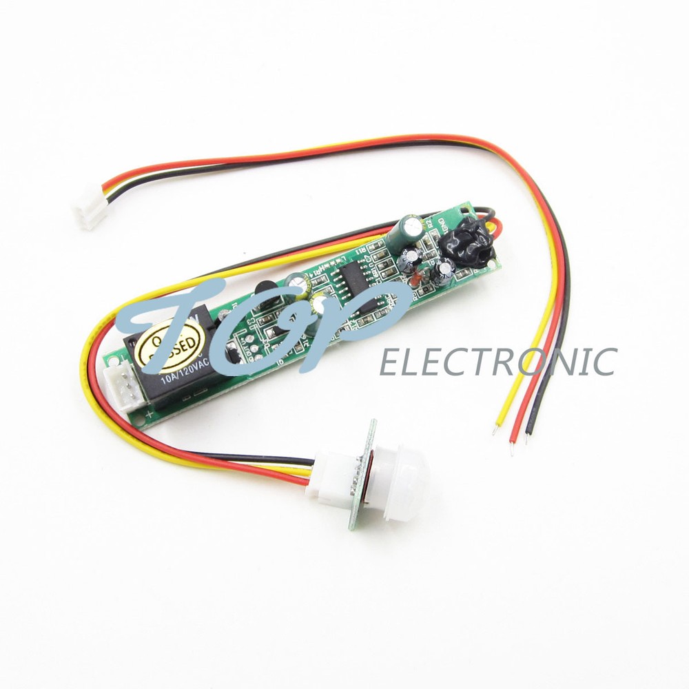 DC 12V 5A IR Pyroelectric Infrared PIR Motion Sensor Detector Module