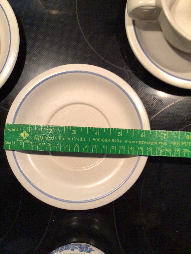 5 Pfaltzgraff Yorktowne Cup Saucers Only