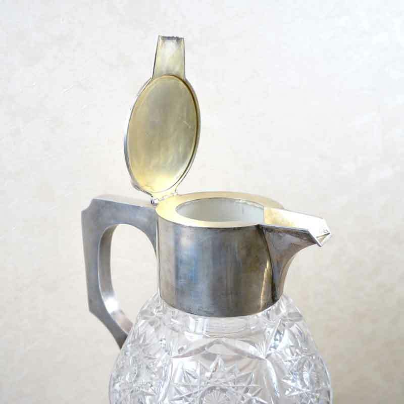 Crystal Silver Pitcher Germany
