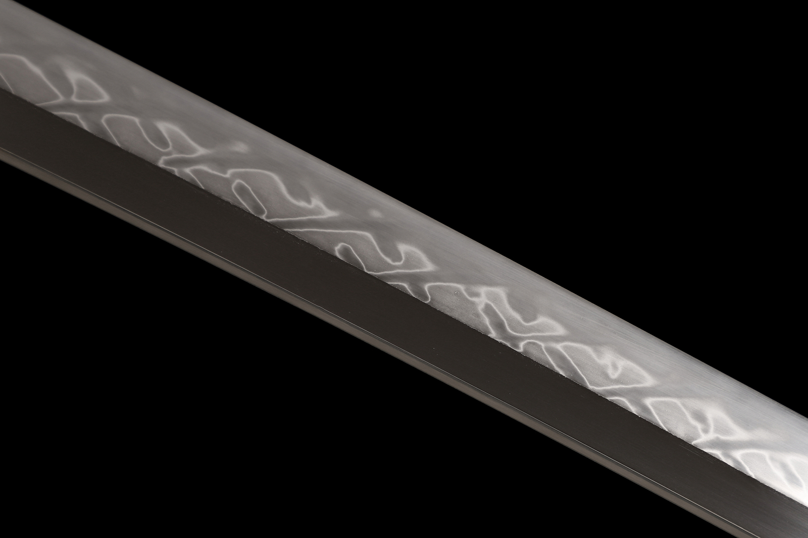 US 20'' Tanto Katana Sword Clay Tempered L6 Steel Blade Rzaor Sharp Battle Ready