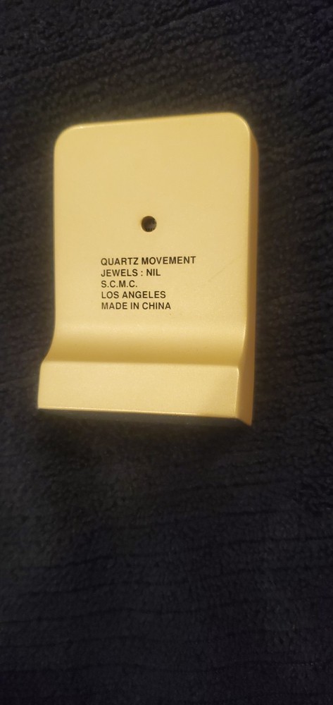Quartz Movement Paperweight Desk Clock Gold