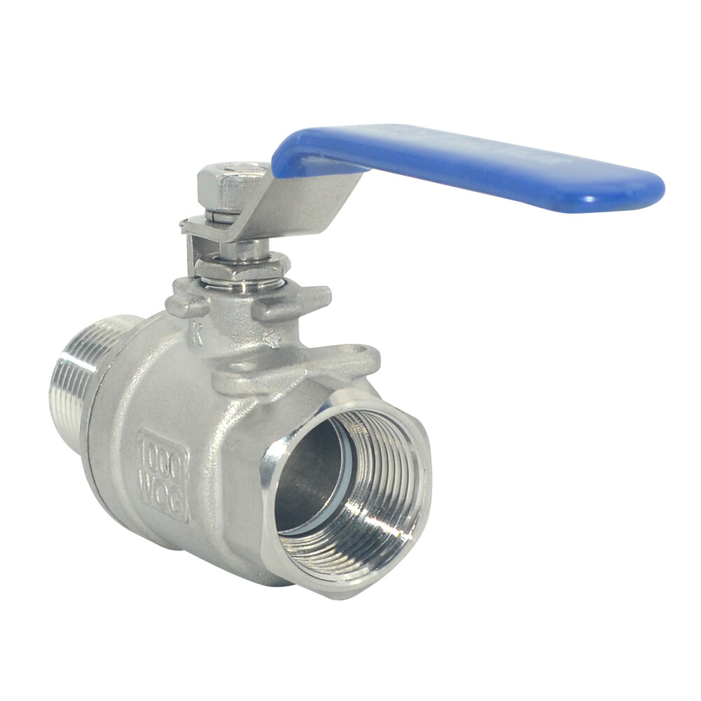 US stock 3/4 0.75 in inch NPT thread MALE to Female Full Port Ball Valve ss 304