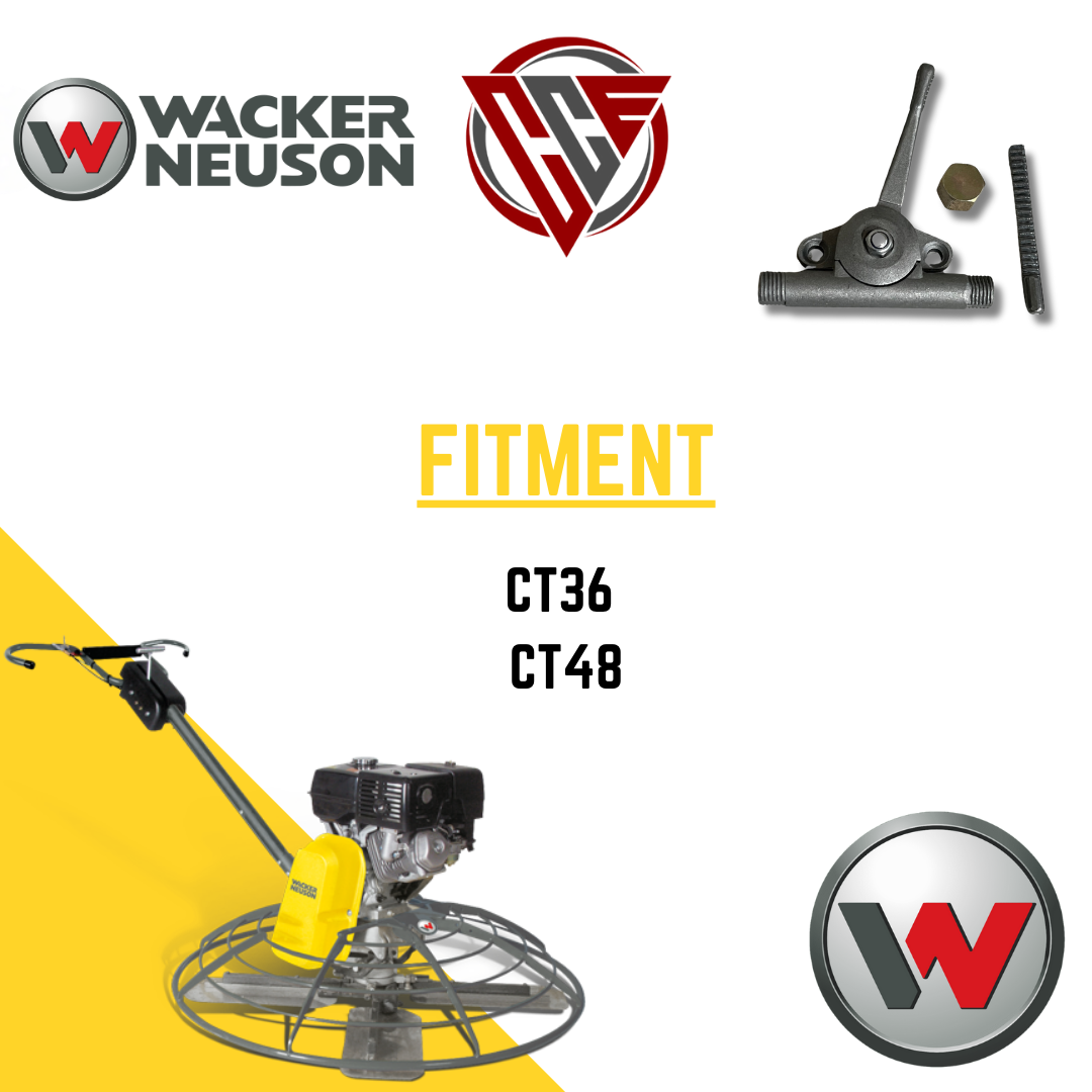 Throttle Lever Kit fits Wacker CT36 & CT48 Trowels | replaces 5000163391