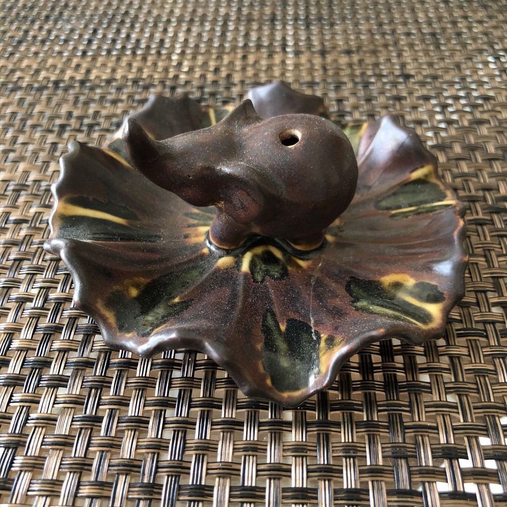 vintage Elephant Incense Holder