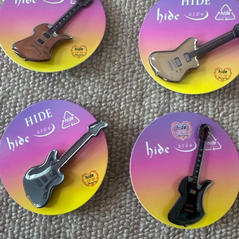 hide 60th Pins Capsule vol.2 Guitar 6 types