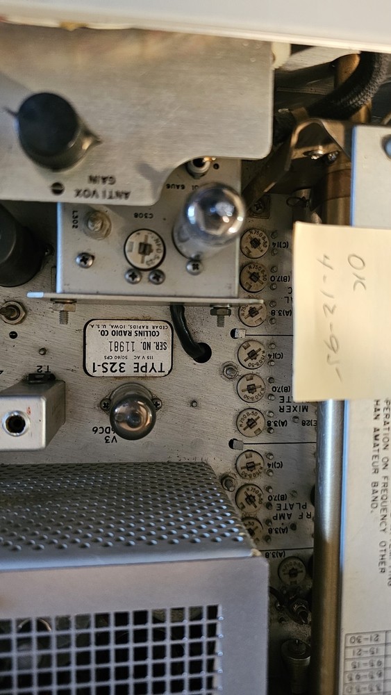 Vintage Collins 32S-1 Transmitter Untested