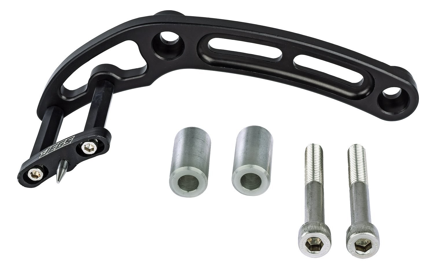JEGS 51298 Adjustable Timing Pointer GM LS Engines Fits 7.500 in. Balancer Black