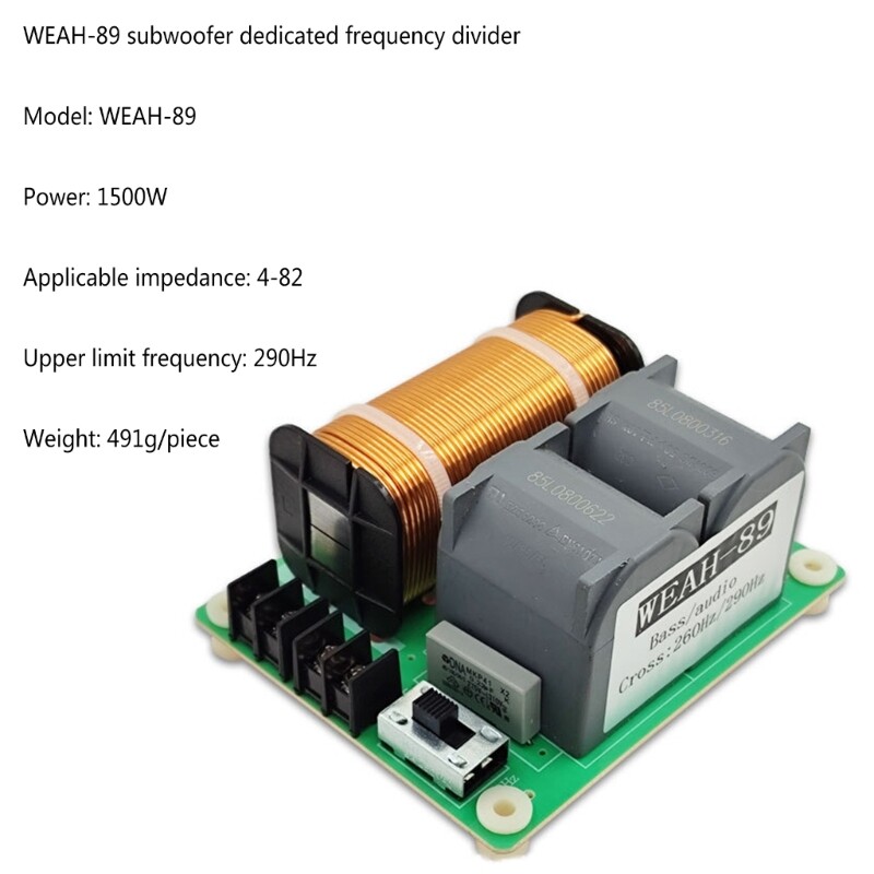 Speaker Frequency Divider Module Pure Bass Hi-Fi Crossover Filter
