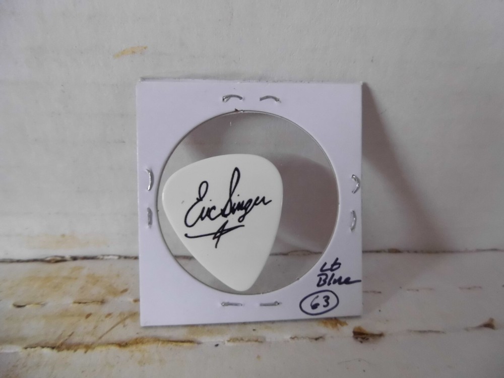 KISS "ERIC SINGER" 2020 SIGNATURE GUITAR PICK~READ DESCRIPTION (#17/4)