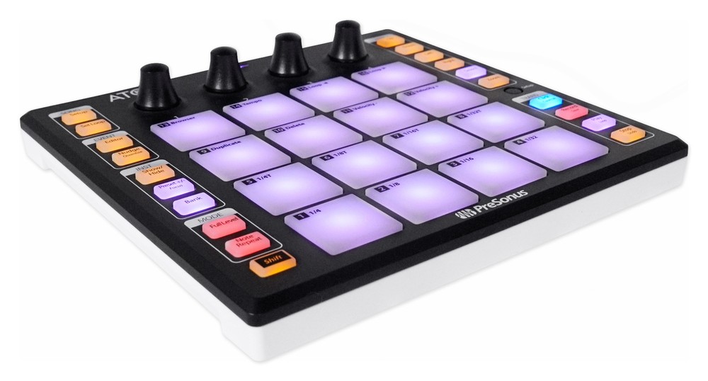 PRESONUS ATOM 16 Pad USB MIDI RGB DJ Controller+Software+Headphones+Mic+Cable