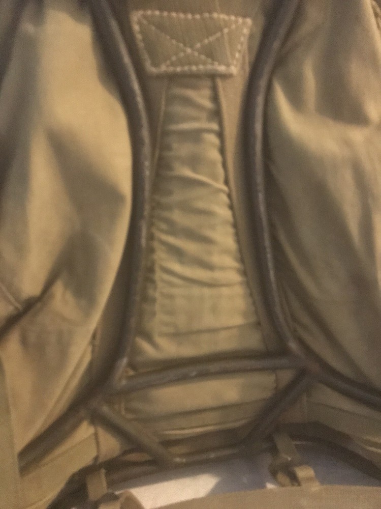 WWII US Army M1941 10th Mountain Division Backpack Rucksack & Frame w/10 on Face