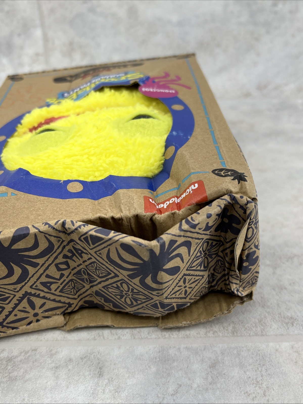 Fuggler Spongebob Squarepants 9" Plush - Spongebob- New- Damaged Box See Pics