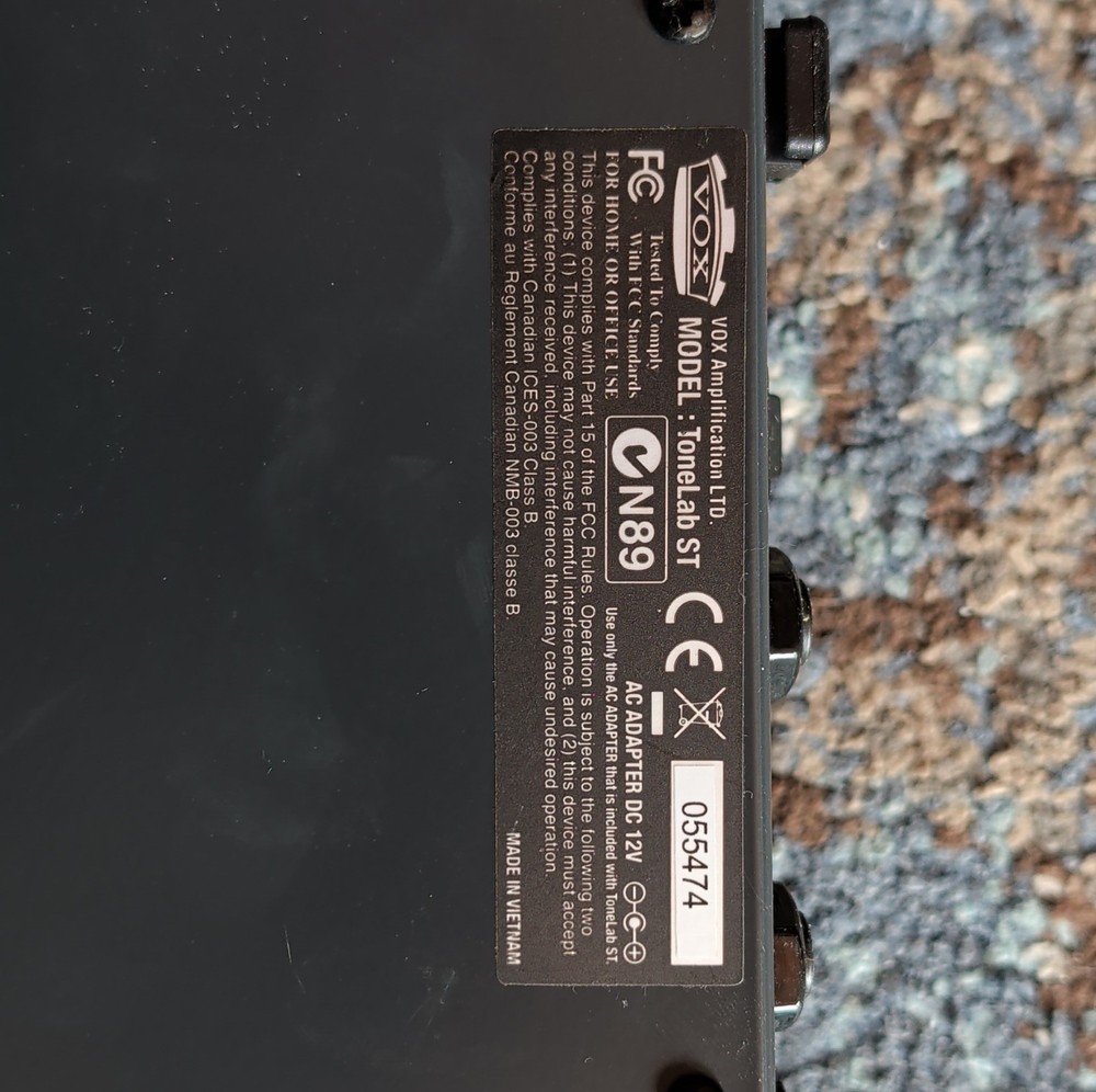 Vox Tonelab ST Digital Multi-Effects Processor for Electric Guitar