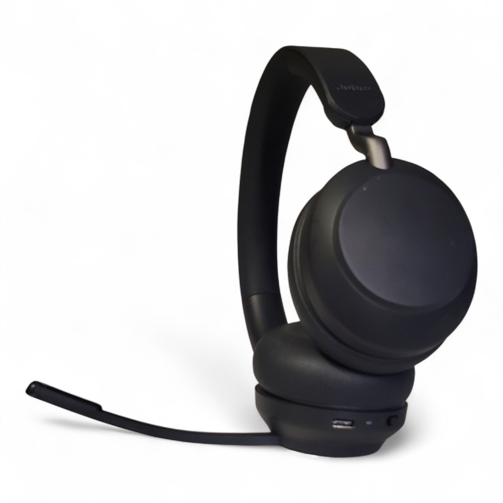 Jabra Evolve2 65 Wireless UC Headset w/ Boom Mic & USB Dongle – Pristine