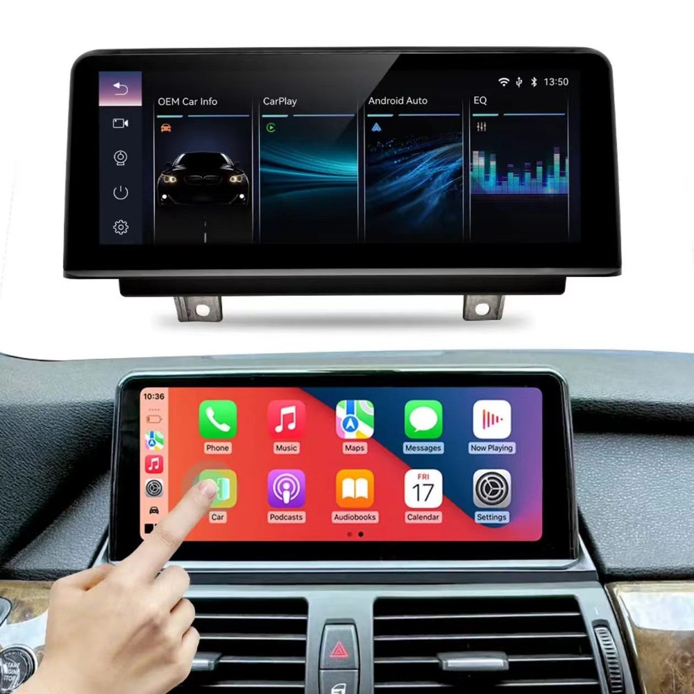 Wireless CarPlay Android Auto For BMW X5 E70 X6 E71 10.25-inch screen